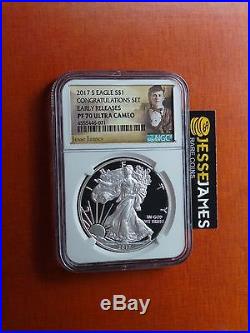 2017 S Proof Silver Eagle Ngc Pf70 Ultra Cameo Early Releases Jesse