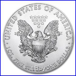 100 Silver American Eagle 1 Troy Oz. 999 American $1 Coins 5 US Mint Rolls