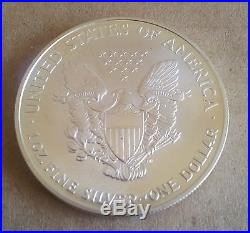 10X 1oz AMERICAN EAGLE/WALKING LIBERTY. 999 SILVER BULLION 1$ COINS 2006