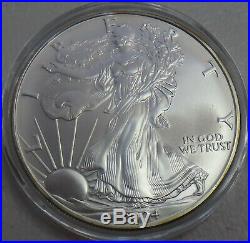 10 2004 American Silver Eagles Brilliant Uncirculated Half Roll 1 Ounce Oz ASE