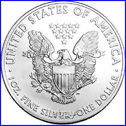 (10) 2017 1 oz American Silver Eagle Coin BU
