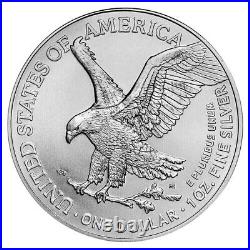 10 Coins American 1 Oz. 999 Fine Silver Eagle $1 Coin BU UK 2023 Lot of Hot New