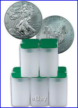 10 Rolls of 20 (200 Coins) 2016 1 Troy Oz American Silver Eagle Coin SKU38289