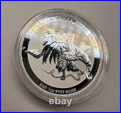 10 X 1oz Silver Bullion Coins Perth Mint Wedge-tailed Eagle set (2014 to 2023)