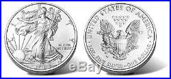 10 x 1 OUNCE AMERICAN SILVER EAGLE COINS 2012 RARE 10 OZ SILVER BULLION COINS