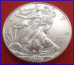 10 x 1 Troy Oz 999 Silver Eagle USA (2015) 1 Dollar (2)