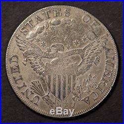 1798 DRAPED BUST $1 SILVER DOLLAR HERALDIC EAGLE REV EARLY US COIN Lot#B346