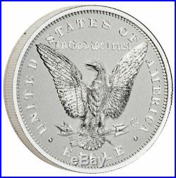1878-2020 Morgan's Gold Eagle UHR 2 oz Silver Reverse Proof Medal SKU60750