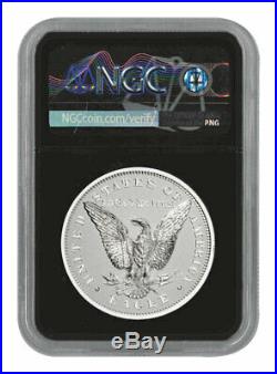 1878-2020 Morgan's Gold Eagle UHR 2oz Silver Medal NGC Rev PF70 Black SKU60751