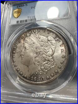 1880-S Morgan Silver Eagle Dollar Coin PCGS MS65 1880-S Morgan Silver Eagle Dollar Coin PCGS MS65