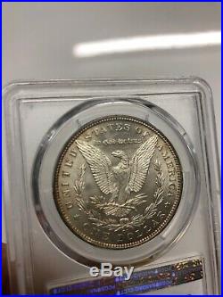 1891-CC Spitting Eagle TOP 100 PCGS MS64+ CAC Silver MORGAN Dollar VAM 3