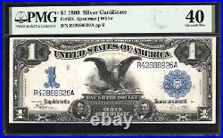 1899 $1 SILVER CERTIFICATE BLACK EAGLE PMG 40 Fr 236 R42888926A