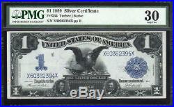 1899 $1 Silver Certificate BLACK EAGLE NOTE PMG 30 comment Fr 233 X60382394X