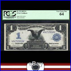 1899 $1 Silver Certificate BLACK EAGLE PCGS 64 Fr 233 V84715819V