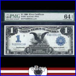 1899 $1 Silver Certificate BLACK EAGLE PMG 64 EPQ Fr 236 V41089416A