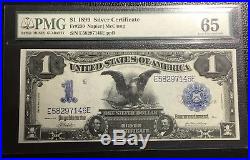 1899 $1 Silver Certificate FR#230 BLACK EAGLE PMG 65 GEM UNC