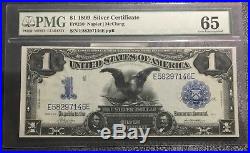 1899 $1 Silver Certificate FR#230 BLACK EAGLE PMG 65 GEM UNC