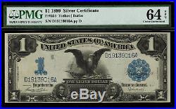 1899 $1 Silver Certificate FR-233 Black Eagle Graded PMG 64 EPQ Choice Unc