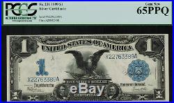 1899 $1 Silver Certificate FR-236 Black Eagle Graded PCGS 65PPQ Gem New