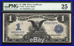 1899 $1 Silver Certificate PMG 25 BLACK EAGLE Fr 236 V83262430V