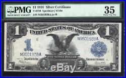 1899 $1 Silver Certificate PMG 35 Fr 236 BLACK EAGLE N9501938A