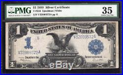 1899 $1 Silver Certificate PMG 35 Fr 236 BLACK EAGLE V32889572A
