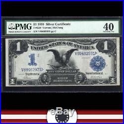 1899 $1 Silver Certificate PMG 40 Fr 229 BLACK EAGLE V88462931