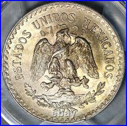 1921 PCGS MS 64 Mexico 1 UN Peso Silver Eagle Snake Mint State Coin (22020201C)