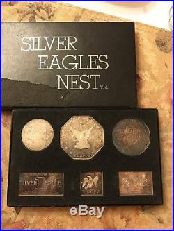 1969 Silver Eagles Nest 6-Piece Set 10 Ten Five 5