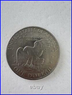 1971 One Dollar Silver Liberty Eisenhower Coin Flying Eagle No Mint mark