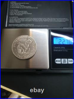 1972 American Liberty Silver $1 Dollar Coin D Eisenhower/Eagle Design