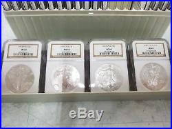 1986-2006 21 Coin Silver Eagle Set All NGC MS-69 withBox