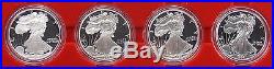 1986-2008 Silver American Eagle 1 Oz Proof Coins Lot of 18 No Box or COA (#2353)