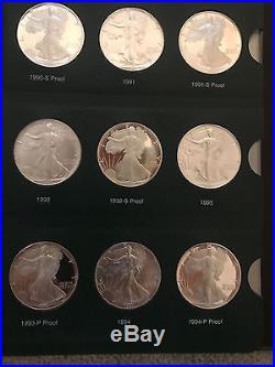 1986-2012 (61) Different Burnished, Proof & Unc Silver American Eagle Coin Set