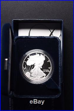 1986 2013 AMERICAN EAGLE SILVER DOLLAR PROOF SET 27 coins, boxes, and COAs