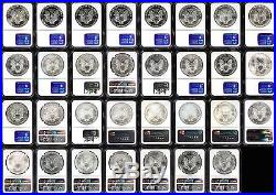 1986-2016 31 Coin Complete Silver Eagle Set All NGC MS-69 withCustom Boxes -146834