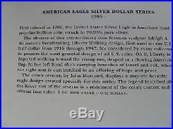 1986 2016 American Silver Eagles 1 Oz Complete Set Of 31 Coins