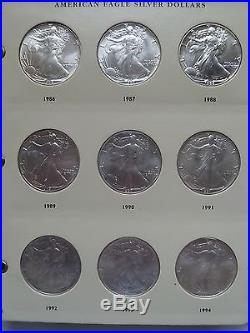 1986 2016 American Silver Eagles 1 Oz Complete Set Of 31 Coins