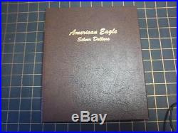 1986 -2016 American Silver Eagle Complete Set 31 Coins Dansco Album Free Ship