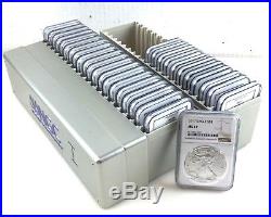 1986-2017 $1 AMERICAN SILVER EAGLE Complete Set NGC MS69 32 Coins C10