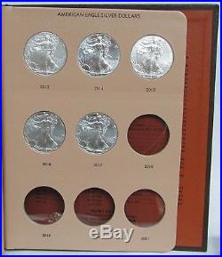 1986 2017 American Silver Eagles 1 Oz Complete Set 32 Selected Choice Bu Coins