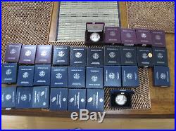 1986-2017 American Silver Eagle Proof Complete Year Set of 31 Different E5878