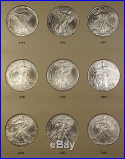 1986-2017 Complete Littleton Album American Silver Eagle ASE 32 Coin BU Set