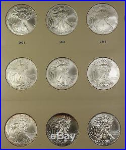 1986-2017 Complete Littleton Album American Silver Eagle ASE 32 Coin BU Set