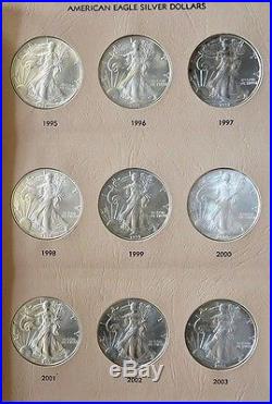 1986-2018 AMERICAN SILVER EAGLES 99.9 COMPLETE SET 33 SELECTED 1oz CHOICE COINS
