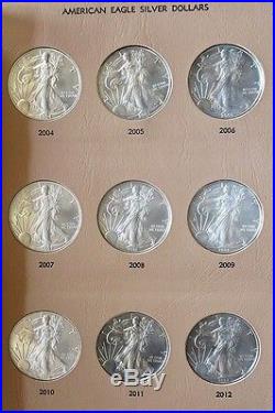 1986-2018 AMERICAN SILVER EAGLES 99.9 COMPLETE SET 33 SELECTED 1oz CHOICE COINS