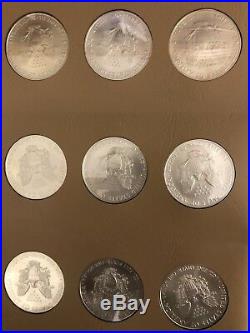 1986-2018 American Silver Eagle Complete Set In Dansco Album 33 Coins Unc