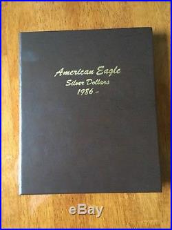 1986 2018 Complete Set of 33 American Silver Eagles in Dansco Album