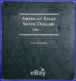 1986-2018 Uncirculated American Eagle Silver Dollar Collection, Littleton Album