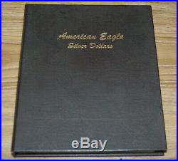 1986-2019 American Silver Eagle Coin Set 34 Coins Dansco Album See Pics
